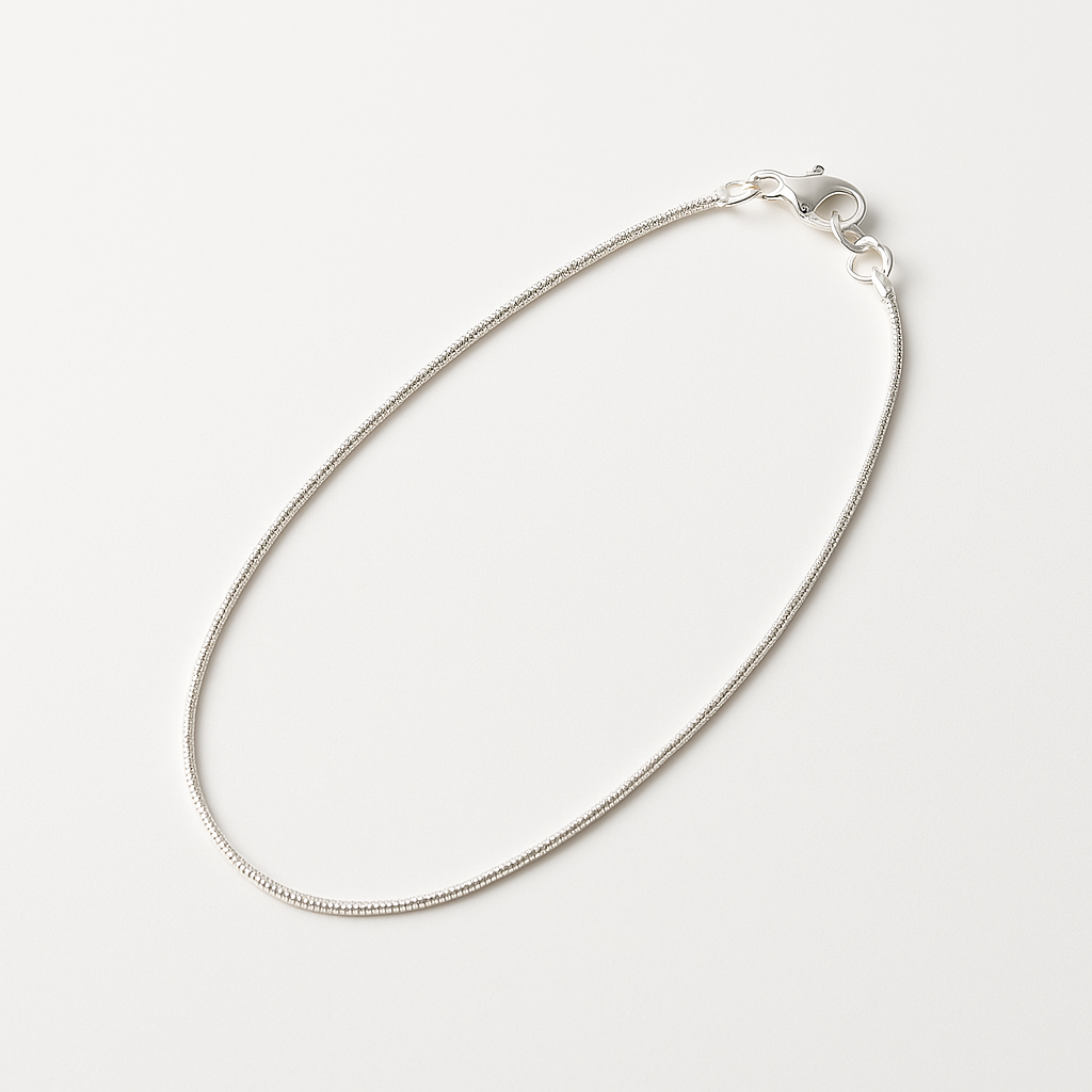 Elegante Silberhalskette - Ideal zu Kristall-Anhängern