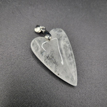 Black and White Partner Herz-Steine – Bergkristall & Onyx (2er-Set) – Symbol der Verbindung