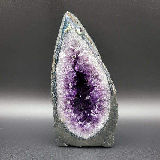 Amethystdruse in bester Uruguay-Qualität – Tiefes Violett & beeindruckende Kristalltiefe