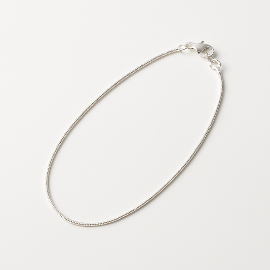 Elegante Silberhalskette - Ideal zu Kristall-Anhängern