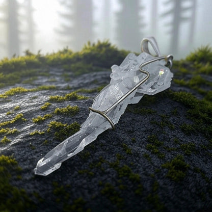 Fadenquarz Unikat-Anhänger