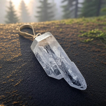 Fadenquarz Unikat-Anhänger