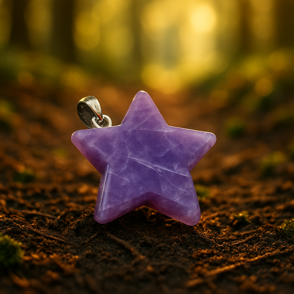 Amethyst Stern-Anhänger – Leuchtender Stern für Ihre Seele
